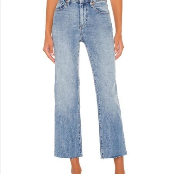 Blank Nyc the Baxter ribcage straight leg light wash style is:53VV2795 - Picture 1 of 12
